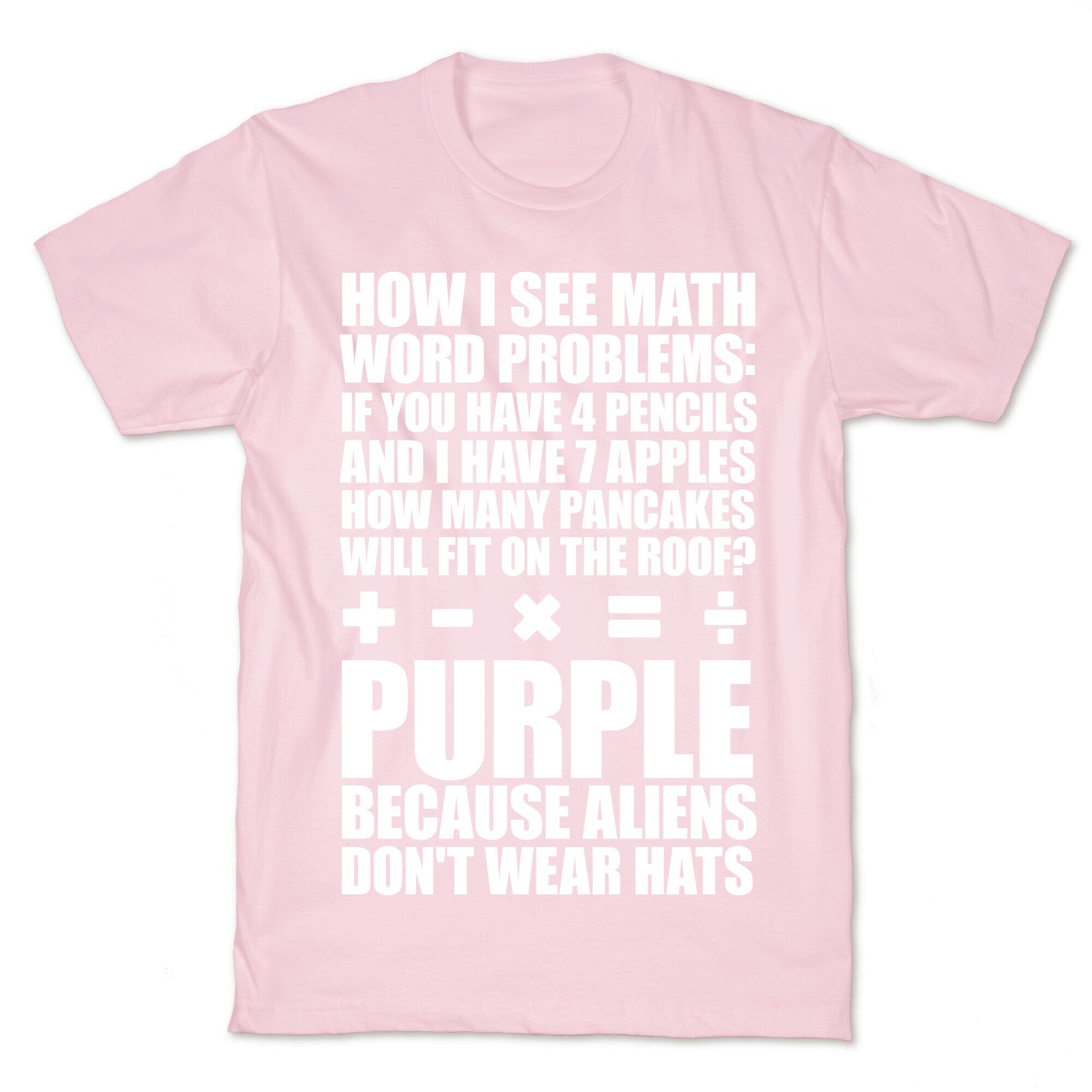 How I See Math Word Problems T-Shirt